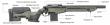 Action Army AAC T10-S RG Spring Bolt Action Sniper Rifle by Action Army